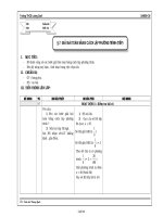 Giáo án môn Đại số khối 8 - Trường THCS Lương Quới - Tiết 51: Giải bài toán bằng cách lập phương trình (tiếp)