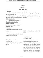 Giáo án môn học lớp 4 - Trường Tiểu học Cổ Tiết - Tuần 23