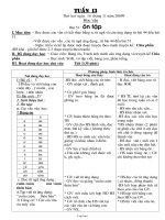Kế hoach bài dạy lớp 1 - Tuần học 13