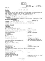 Giáo án Tổng hợp lớp 1 - Tuần 9 năm 2011 (chuẩn)