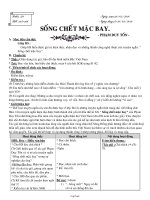 Bài giảng môn học Ngữ văn lớp 7 - Tuần 29 - Tiết 105, 106: Sống chết mặc bay