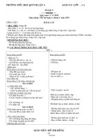 Kế hoạch bài dạy khối 1 - Trường tiểu học Quỳnh Lập A - Tuần 3