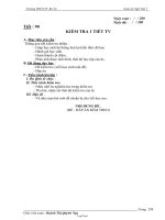 Giáo án môn Toán học lớp 2 - Tuần 26 - Tiết 1: Luyện tập