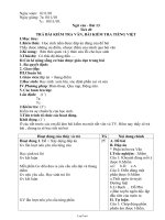 Bài giảng môn học Ngữ văn lớp 7 - Bài 13 - Tiết 49: Trả bài kiểm tra văn, bài kiểm tra tiếng Việt