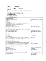 Giáo án Chính tả 1 tuần 23 đến 25