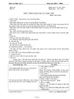 Giáo án Ngữ văn 7 tiết 93: Đức tính giản dị của Bác Hồ ( Phạm Văn Đồng)