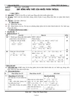 Giáo án môn Đại số khối 8 - Trường THCS Mỹ Quang - Tiết 27: Quy đồng mẫu thức của nhiều phân