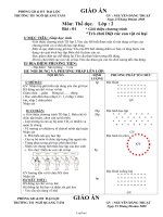 Giáo án môn Thể dục lớp 2 - Trường TH Ngô Quang Tám