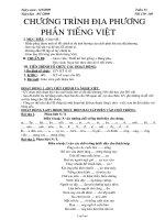 Bài soạn môn Ngữ văn 7 - Tiết 139, 140: Chương trình địa phương phần Tiếng Việt