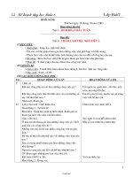 Kế hoạch dạy học Tuần 8 Lớp 2