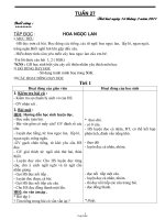 Kế hoạch bài dạy các môn lớp 1 (chuẩn kiến thức, kĩ năng) - Tuần 27