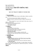 Giáo án môn Hoạt động ngoài giờ lên lớp 6 - Chủ điểm tháng 9: Truyền thống nhà trường: Học tập nội qui và nhiệm vụ năm học mới