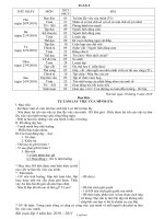 Giáo án lớp 3 Tuần học 5 năm 2010