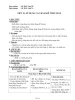 Bài soạn Tin học 7 tiết 19: Sử dụng các hàm để tính toán