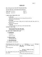 Giáo án môn Tin học 7 Bài thực hành 7: In danh sách lớp em (tiết 1)