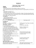 Giáo án giảng dạy môn khối 1 - Tuần số 10 năm 2010