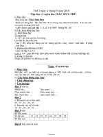 Giáo án giảng dạy môn lớp 1 - Tuần 34 (chuẩn kiến thức)