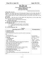 Giáo án Hoạt động tập thể - Tiết 20: Sinh hoạt lớp – thi đua tháng ôn tập học tốt chuẩn bị thi học kì 1