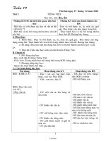 Giáo án các môn lớp 1 - Tuần 19, 20 năm 2010