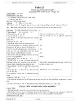 Thiết kế bài dạy các môn lớp 2 năm 2010 - 2011 - Tuần 22