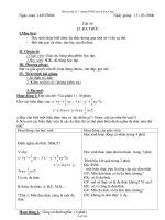 Giáo án các môn khối 2 - Trường THCS Thạch Thất - Tuần 5