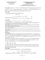 Đề học sinh giỏi Toán 11 năm 2020 - 2021 trường Quế Võ 1 - Bắc Ninh - THI247.com