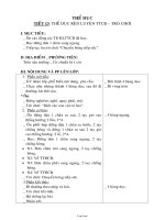 Giáo án Thể dục 1 - Tiết 13: Thể dục rèn luyện TTCB – trò chơi