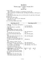 Giáo án Tổng hợp các môn khối 2 - Tuần 9, năm học 2011