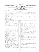 Kế hoạch bài dạy khối 1 (buổi sáng) - Tuần 25