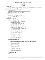 Giáo án Âm nhạc 3 tiết 6: Ôn tập bài hát Đếm sao - trò chơi âm nhạc