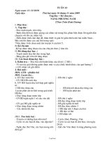 Giáo án bài dạy Lớp 3 Tuần 12