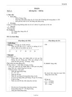 Giáo án Toán học 2 - Bài: Số hạng – tổng