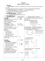 Giáo án môn Thể dục lớp 6 - Tiết 23: Chạy nhanh – bóng đá