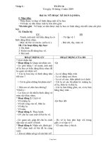 Giáo án Tổng hợp môn lớp 1 - Tuần 16 năm 2009