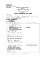 Giáo án lớp 1 - Nguyễn Thị Thu Thủy - Tuần 19