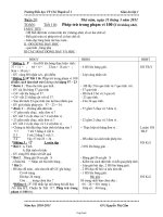 Giáo án Toán - Tiết 116: Phép trừ trong phạm vi 100 (trừ không nhớ)