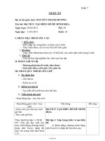 Giáo án môn Tin học 7 Bài thực hành 9: tạo biểu đồ để minh họa (tiết 1)