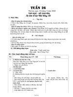 Giáo án chuẩn Lớp 3 Tuần 26