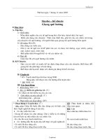 Giáo án lớp 4 môn học Tập đọc – Kể chuyện: Tuần 10: Giọng quê hương