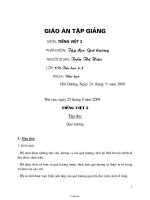 Giáo án Tập đọc 3: Quê hương