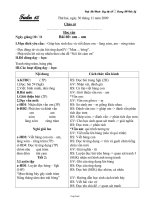 Giáo án Lớp 1 Tuần 15 - Buổi sáng - Trường TH Cẩm Lý