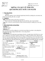 Bài giảng môn học Ngữ văn lớp 7 - Tuần 3 - Tiết 10: Những câu hát về tình yêu quê hương đất nước con người