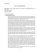 BÁO CÁO THƯỜNG NIÊNTên tổ chức niêm yết: TỔNG CÔNG TY CỔ PHẦN TÁI BẢO HIỂM QUỐC GIAVIỆT NAM