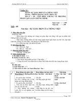 Bài soạn Ngữ văn 7 tiết 85: Sự giàu đẹp của tiếng việt