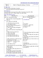 Giáo án Vật lí 7 tuần 17: Tổng kết chương 2: Âm học