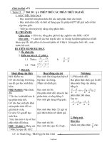 Giáo án Đại số 8 - THCS Nguyễn Hữu Cảnh - Tiết 30: Phép trừ các phân thức đại số