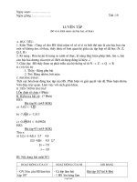 Giáo án môn Toán khối 7 - Tiết 19: Luyện tập