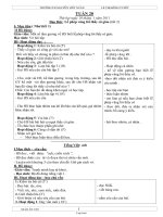 Thiết kế bài dạy các môn lớp 1 - Trường TH Nguyễn Viết Xuân - Tuần 20