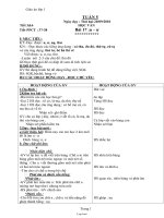 Bài soạn môn Đại số 7 - Chương III: Thống kê