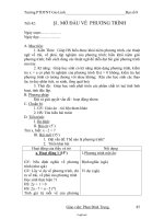 Giáo án lớp 8 môn Đại số - Tiết 42 đến tiết 57